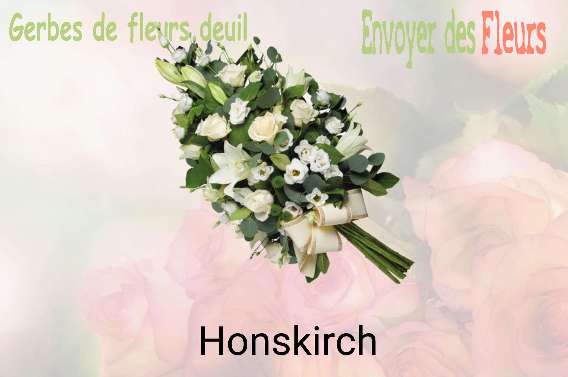 Gerbe de fleurs de deuil livrée à Honskirch